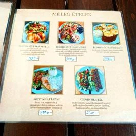 Zsengélő Café, Verőce - Étlap/itallap