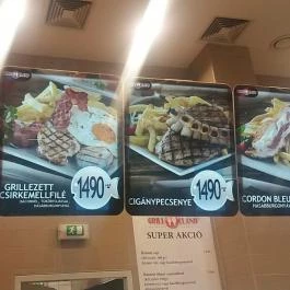Grill Land - Westend City Center, Budapest - Étlap/itallap