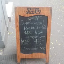 Új-Házi Vendéglő, Budapest - Étlap/itallap