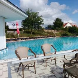 Borostyán Med Hotel, Nyíradony-Tamásipuszta - Medence/kert