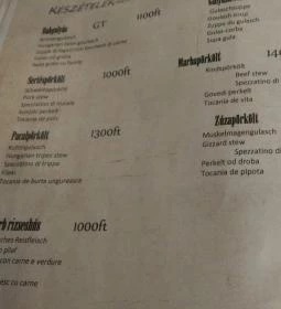 Ezüstfenyő Étterem