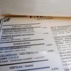 Fakapu Pince és Panzió Tokaj - Étlap/itallap