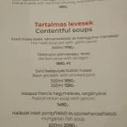 Piros Talicska Csárda Pécs - Étlap/itallap