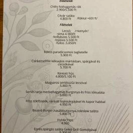 Boletus Bisztró, Budapest - Egyéb