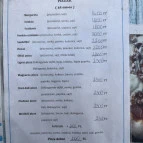 Julika Pizzéria Biharugra - Étlap/itallap