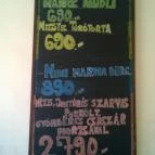 Corner Kávézó & Koktélbár Sátoraljaújhely - Étlap/itallap