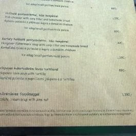 Corner Kávézó & Koktélbár, Sátoraljaújhely - Étlap/itallap