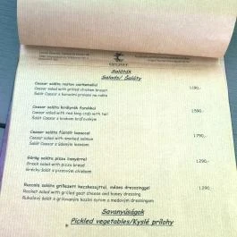 Corner Kávézó & Koktélbár, Sátoraljaújhely - Étlap/itallap