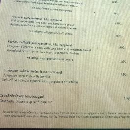 Corner Kávézó & Koktélbár, Sátoraljaújhely - Étlap/itallap