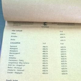 Corner Kávézó & Koktélbár, Sátoraljaújhely - Étlap/itallap