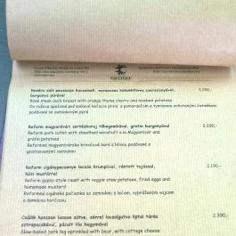 Corner Kávézó & Koktélbár, Sátoraljaújhely - Étlap/itallap