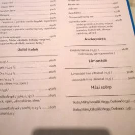 Don Patya Pizzéria Szerencs - Étlap/itallap