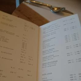 Dűlő, Miskolc - Étlap/itallap