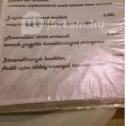 Fehérszarvas Vadásztanya Étterem Eger - Étlap/itallap