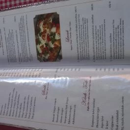 Fridolin Vendéglő, Miskolc - Étlap/itallap