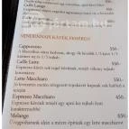 Furmint Drinkbár Egerszalók - Étlap/itallap