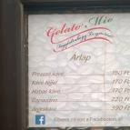 Gelato Mio Fagylaltozó Sátoraljaújhely - Étlap/itallap