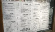 Halra Bor Étterem Rakamaz - Étlap/itallap