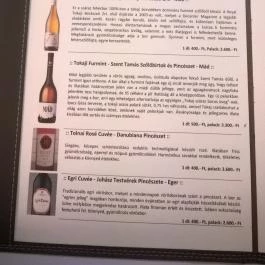 Hotel Bodrog Wellness étterme, Sárospatak - Étlap/itallap