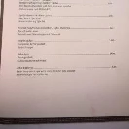 Hotel Bodrog Wellness étterme, Sárospatak - Étlap/itallap