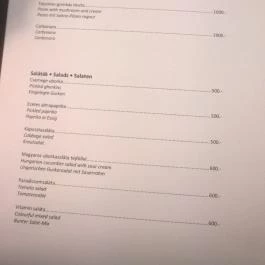 Hotel Bodrog Wellness étterme, Sárospatak - Étlap/itallap