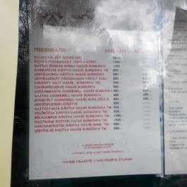 Kulacs Bisztró, Gyöngyös - Étlap/itallap