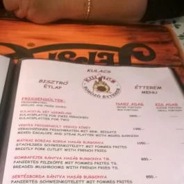 Kulacs Bisztró, Gyöngyös - Étlap/itallap