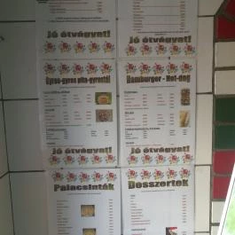 Lángos-Mester Büfé és Gyros Sütő Tokaj - Étlap/itallap
