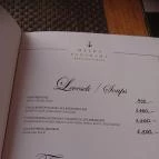 Melba Panoráma Étterem Budapest - Étlap/itallap