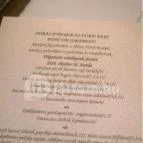 Shiraz Étterem & Dubai Kert Egerszalók - Étlap/itallap