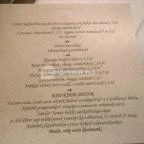 Shiraz Étterem & Dubai Kert Egerszalók - Étlap/itallap