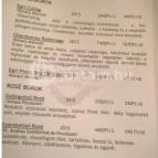 Shiraz Étterem & Dubai Kert Egerszalók - Étlap/itallap