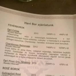 Shiraz Étterem & Dubai Kert Egerszalók - Étlap/itallap