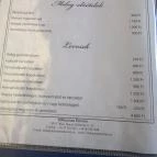 Millennium Étterem Tokaj - Étlap/itallap