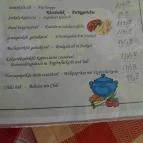 Muskátli Vendéglő Hévíz - Étlap/itallap