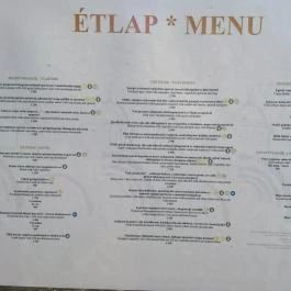 Prímás Pince Étterem, Esztergom - Étlap/itallap