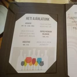 Prímás Pince Étterem, Esztergom - Étlap/itallap