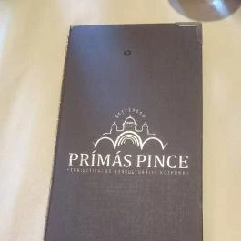 Prímás Pince Étterem, Esztergom - Étlap/itallap