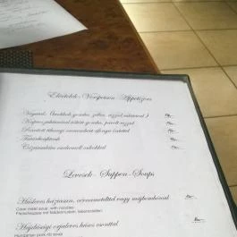 Rézpatkó Vendéglő Budapest - Étlap/itallap