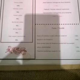 Ristorante Collegno Sárospatak - Étlap/itallap