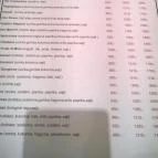 Ristorante Collegno Sárospatak - Étlap/itallap