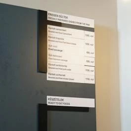 Saliris Önkiszolgáló Étterem, Egerszalók - Étlap/itallap