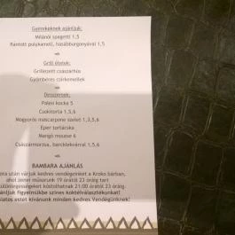 San Toro Étterem - Bambara Hotel Felsőtárkány - Étel/ital