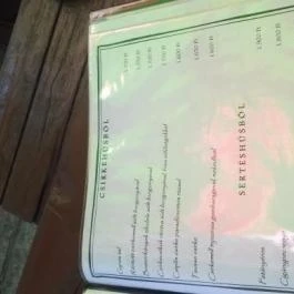 Széphalmi Kerék Csárda, Sátoraljaújhely - Étlap/itallap