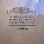 Oroszlános Borvendéglő Tállya - Egyéb