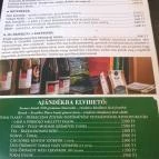 Tokaji Kávépörkölő Manufaktúra Tokaj - Étlap/itallap