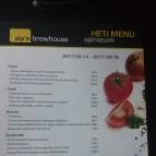 Zip’s Brewhouse Miskolc - Étlap/itallap