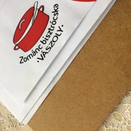 Zománc Bisztrócska, Vászoly - Étlap/itallap