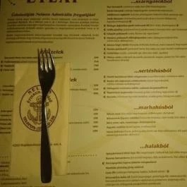 Nelson Pub Étterem & Cukrászda, Hajdúszoboszló - Étlap/itallap