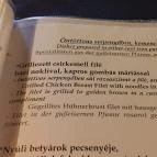 Szél Fiai Fogadó & Cellárium Nyúl - Étlap/itallap